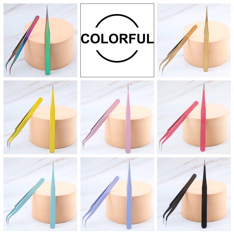 Nhíp Inox Đầu Cong/Thẳng Độ Chính Xác Cao Chống Tĩnh Điện Dùng Để Đính Đá Cho May Vá