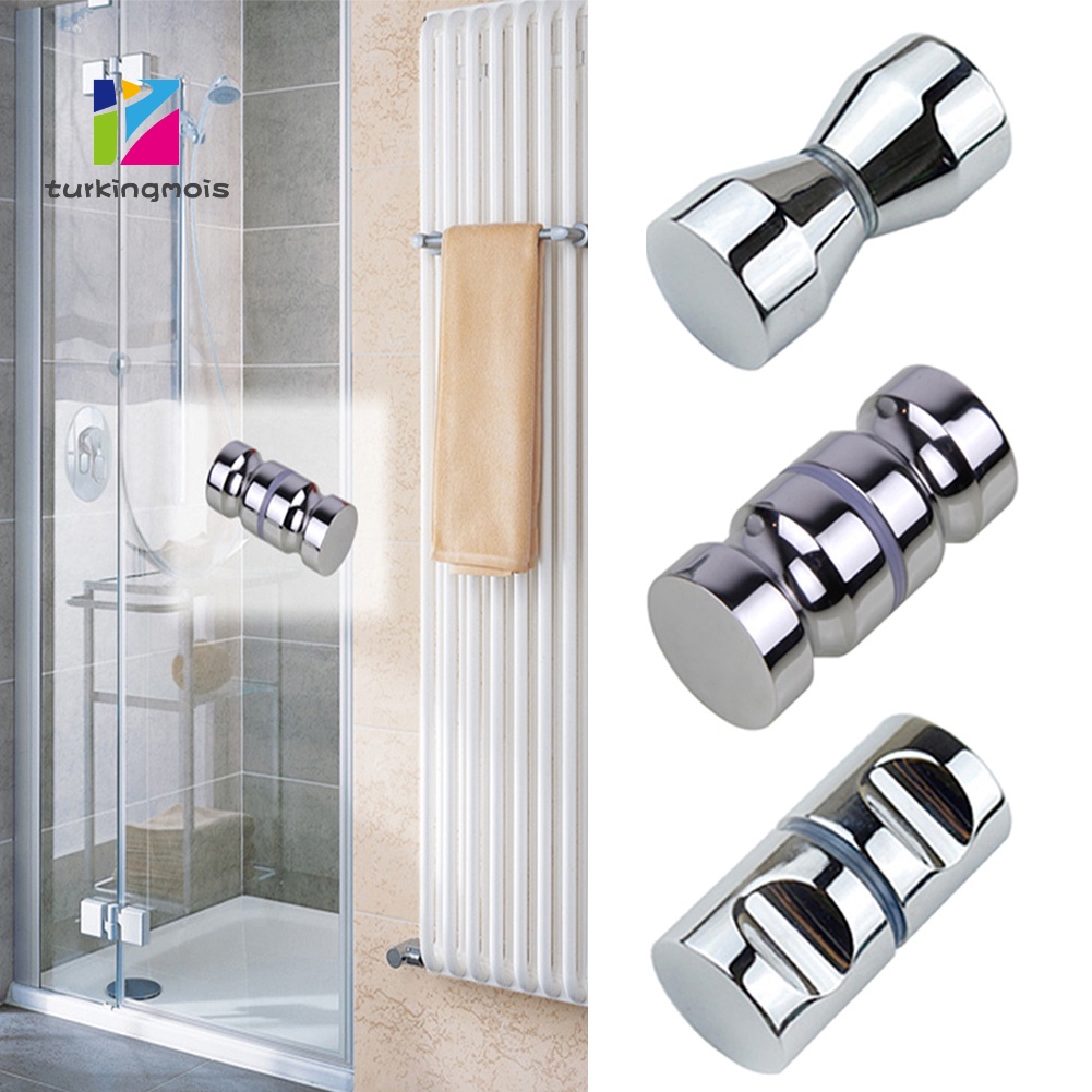 Tay nắm kéo cửa kính bằng thép không gỉ thích hợp cho phòng tắm