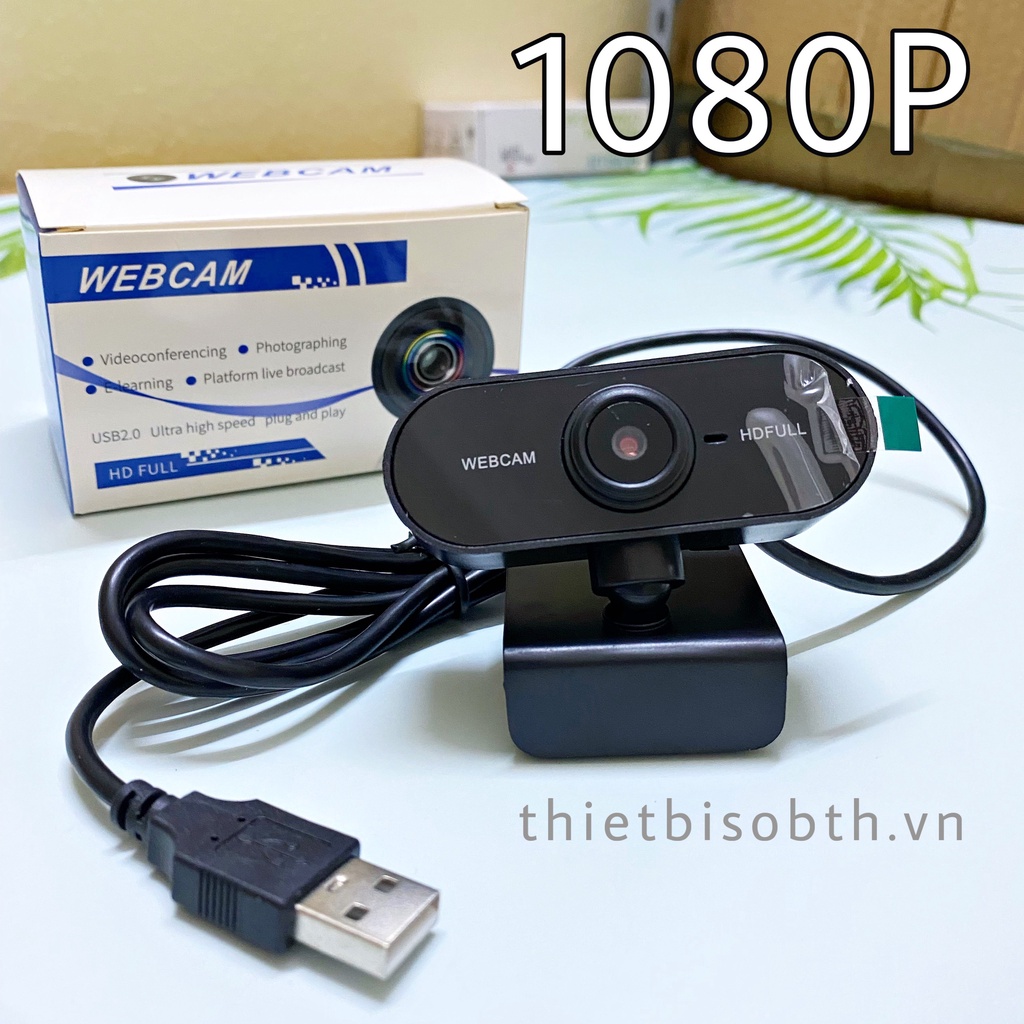 WEBCAM CÓ MÍC 1080P SẮC NÉT - TÍCH HỢP MIC THU RÕ RÀNG- Thích hợp cho việc livestream ,học tập, giảng bài...