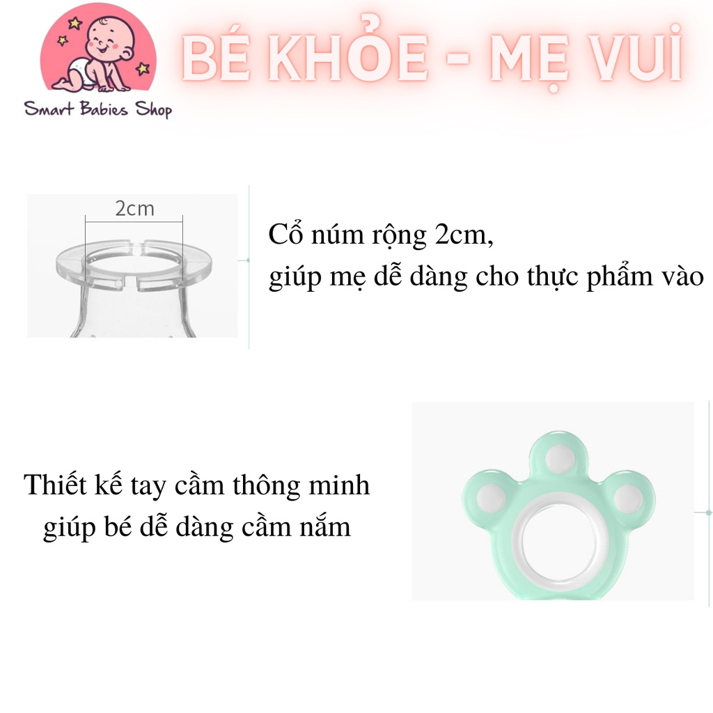 Túi nhai ăn dặm, túi tập nhai cho bé