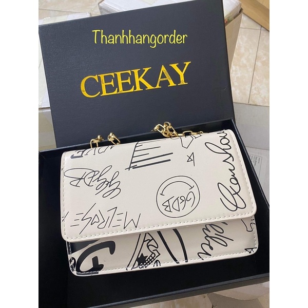 Túi xách nữ CEEKAY 47 full box kèm video và ảnh thật mẫu túi thiết kế phong cách thời trang