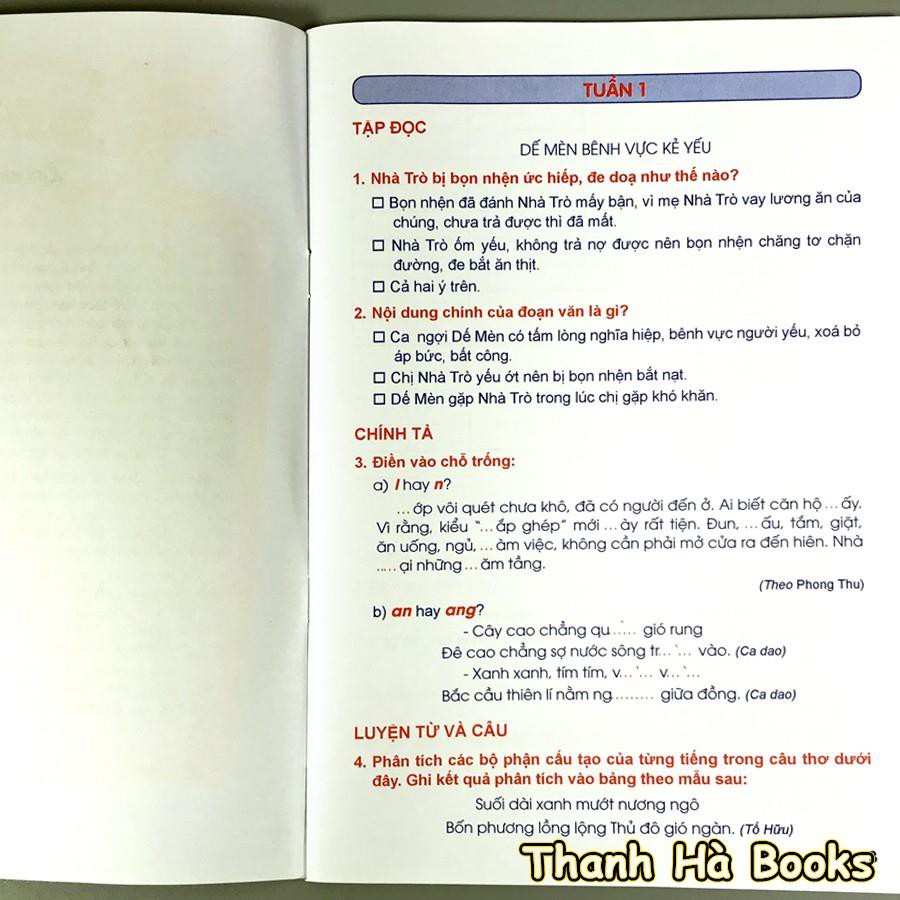 Sách - Vở Bài Tập Thực Hành Tiếng Việt Lớp 4 - Tập 1