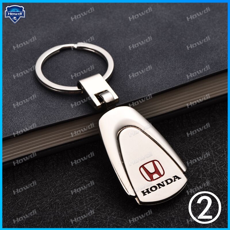Móc khóa bằng hợp kim hình dáng logo xe hơi Honda