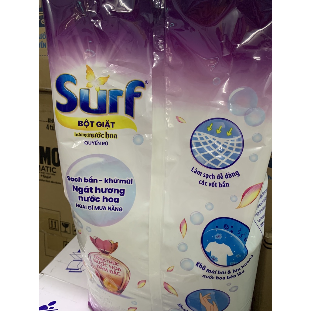 Bột giặt SURF HƯƠNG NƯỚC HOA QUYẾN RŨ bich 5.3KG
