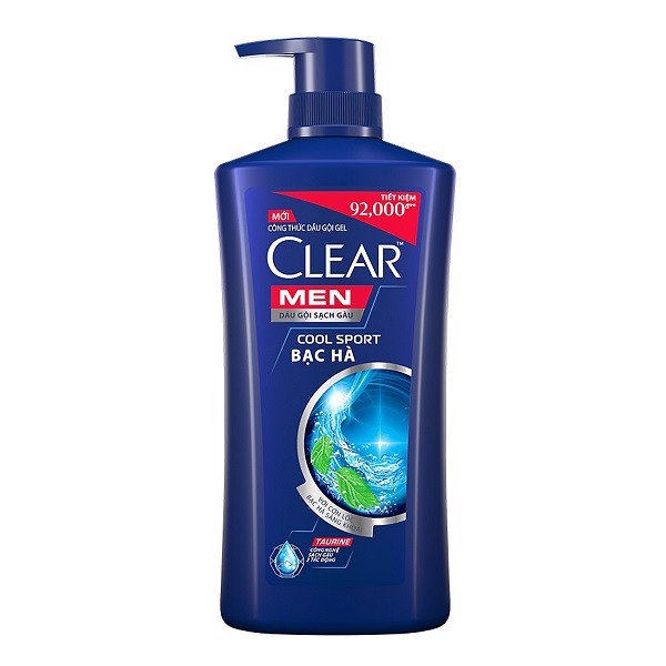 Dầu Gội Clear Men Mát Lạnh Bạc Hà 900ml - BX3923