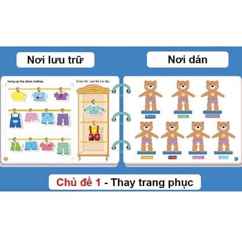 - Học Liệu Montessori Bóc Dán 17 Chủ Đề Đồ Chơi Giáo Dục Sớm Cho Bé