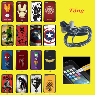 Ốp lưng iPhone Silicon/Nhôm chống sốc- hình ảnh Marvel