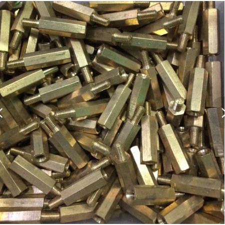 Cọc đồng phi 3,  15+6mm (10 cái)