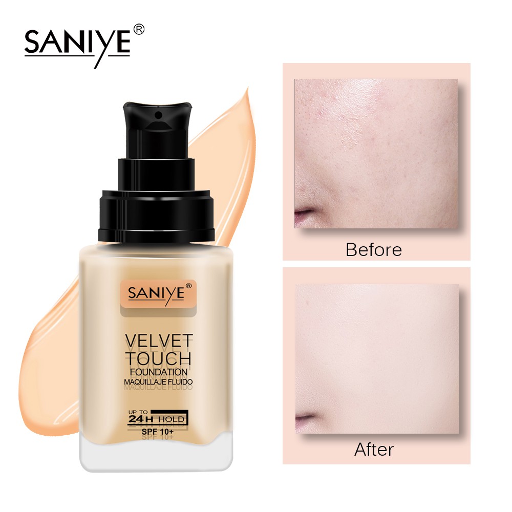 Kem nền dạng lỏng SANIYE che khuyết điểm làm sáng da che phủ toàn diện R1093 | BigBuy360 - bigbuy360.vn