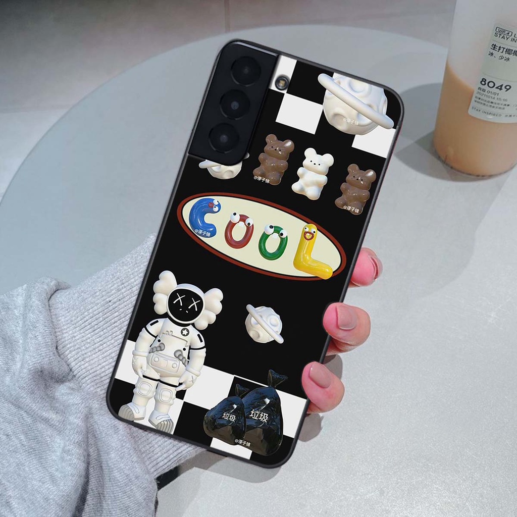 Ốp samsung S21 - S21 PLUS - S21 FE in hình gấu dễ thương và cute