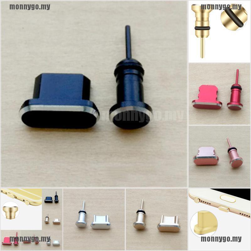 1 Bộ Nút Bịt Cổng Sạc Micro Usb Chống Bụi Cho Điện Thoại