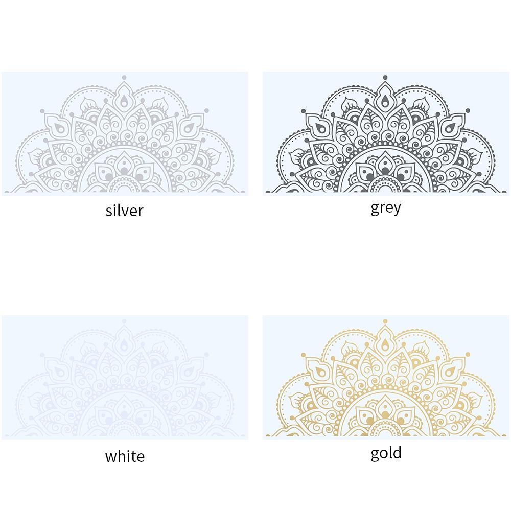 KUNHEV Decal dán tường Họa Tiết Mandala Độc Đáo