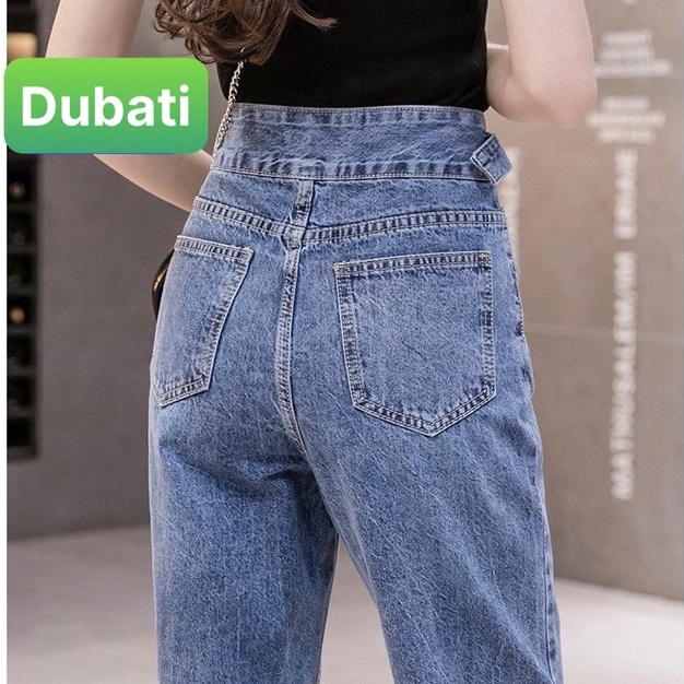 QUẦN JEAN NỮ CHẤT KHÓA KIỂU NÚT DÂY LƯNG CAO NÂNG MÔNG SÀNH ĐIỆU HÀN QUỐC 2022- DB-125 -DUBATI FASHION