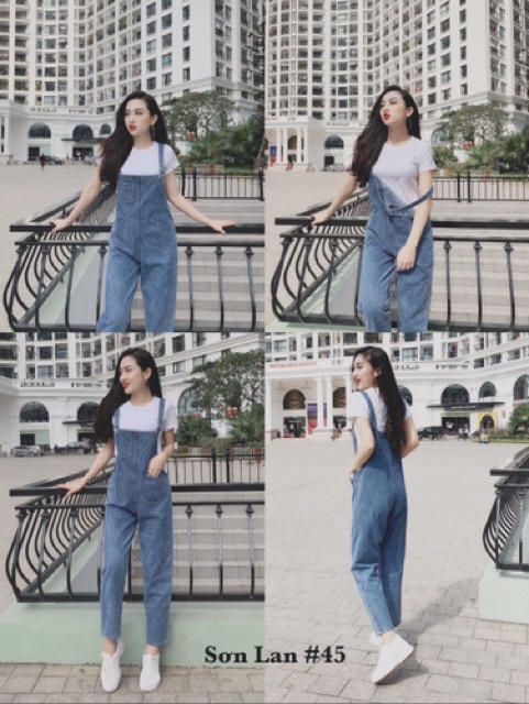 Quần bò yếm dễ thương SL45
