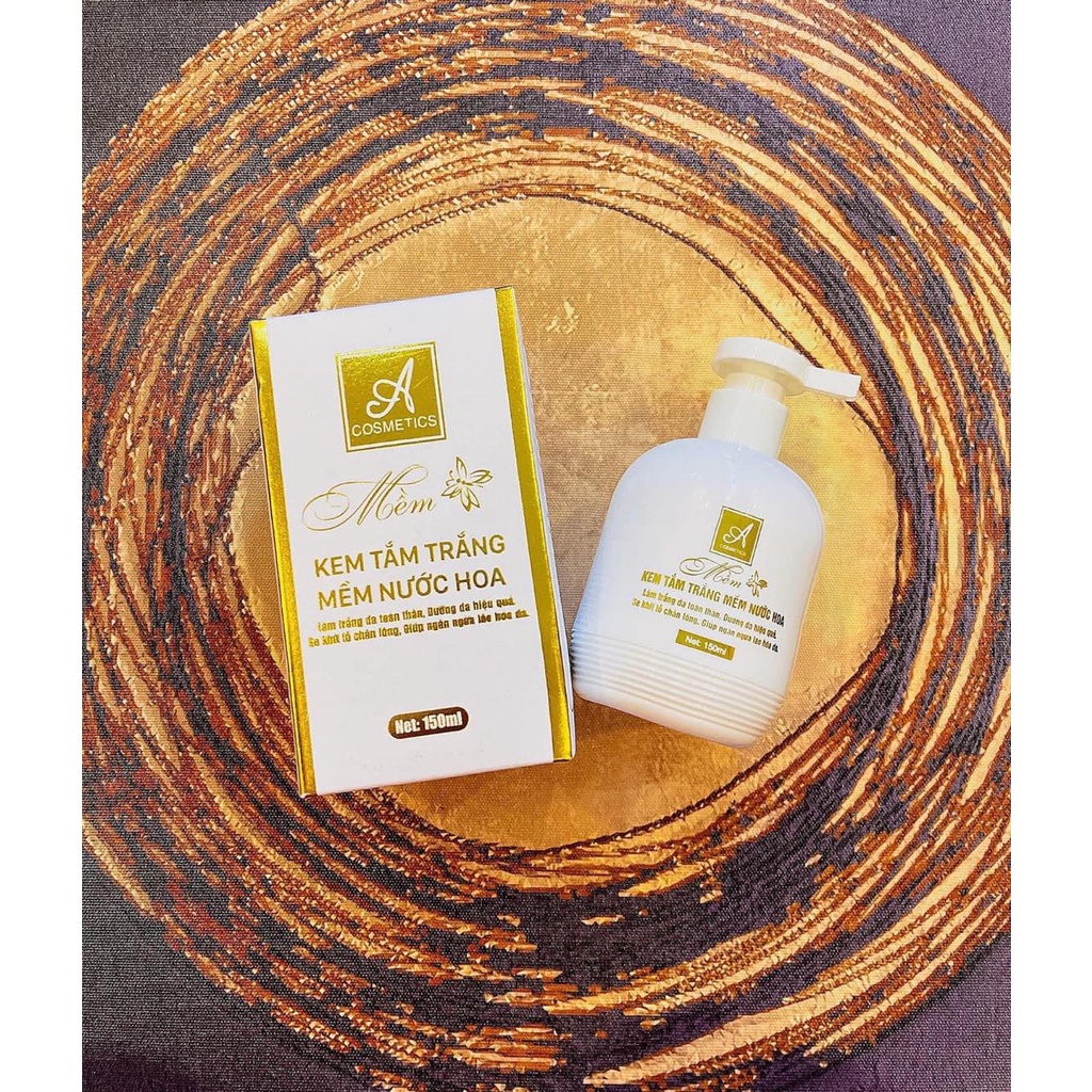Bộ tắm trắng toàn thân cấp tốc Acosmetics Premium 02 gồm 1 Tẩy da chết 250g  1 Kem tắm trắng body 150g