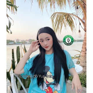 Tóc kèm băng đô độc quyền nhà em- băng đô thun co giãn dùng rất thoải mái ạ