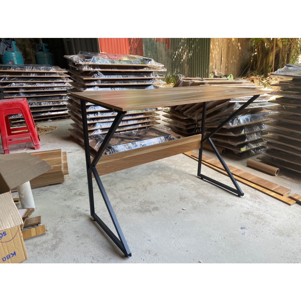 BÀN HỌC,BÀN LÀM VIỆC CHÂN SẮT CHỮ K,chắc chắn bền đẹp | BigBuy360 - bigbuy360.vn
