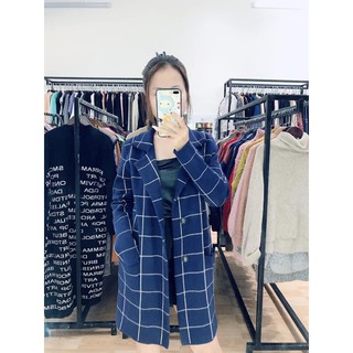 ÁO KHOÁC LEN DẠ ÉP MIẾNG CADIGAN