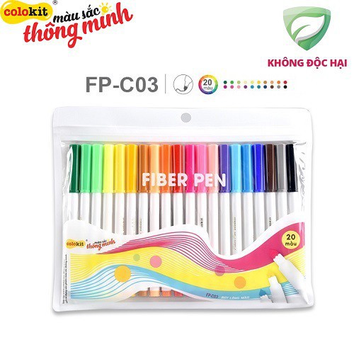 Bút lông màu Colokit Fiber Pen Thiên Long các loại