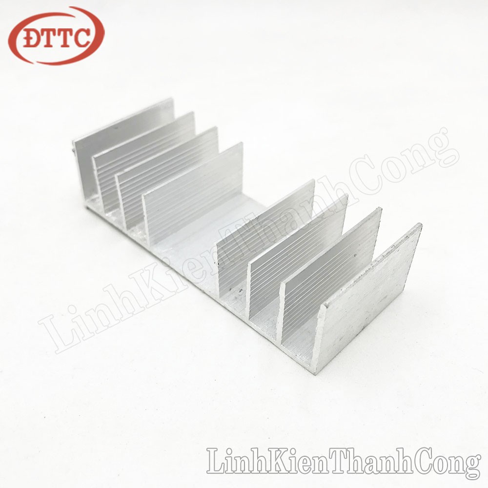 Nhôm Tản Nhiệt 8 Cánh Thưa, Kích Thước 82x35x22mm