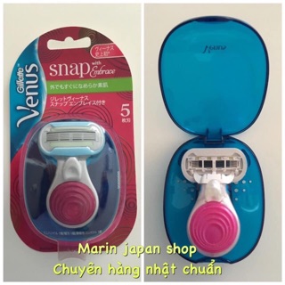 (Nội địa Nhật Bản) Dao cạo Gillette Venus Snap 5 lưỡi cạo body và vùng kín cao cấp nội địa Nhật Bản