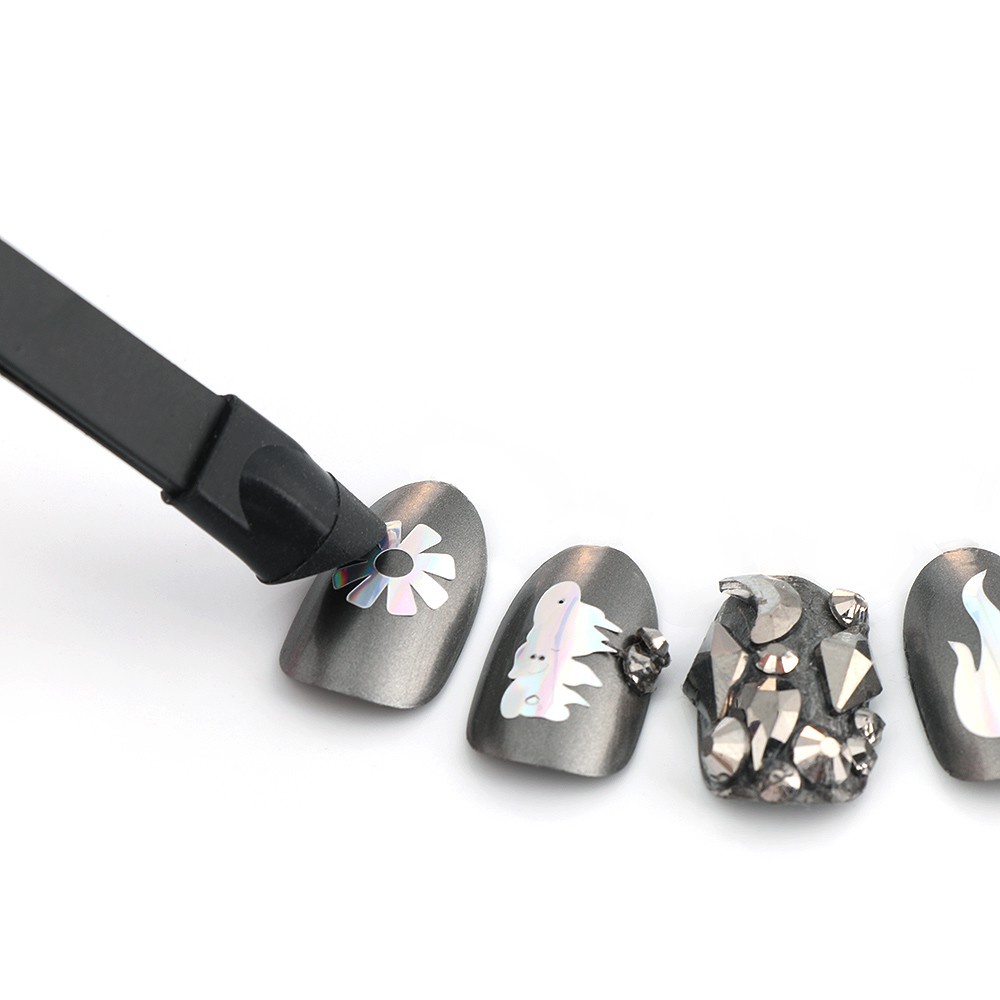 Nhíp Hai Đầu Nhọn Làm Móng Tay 3D Đa Năng Bằng Silicon|Hân hạnh