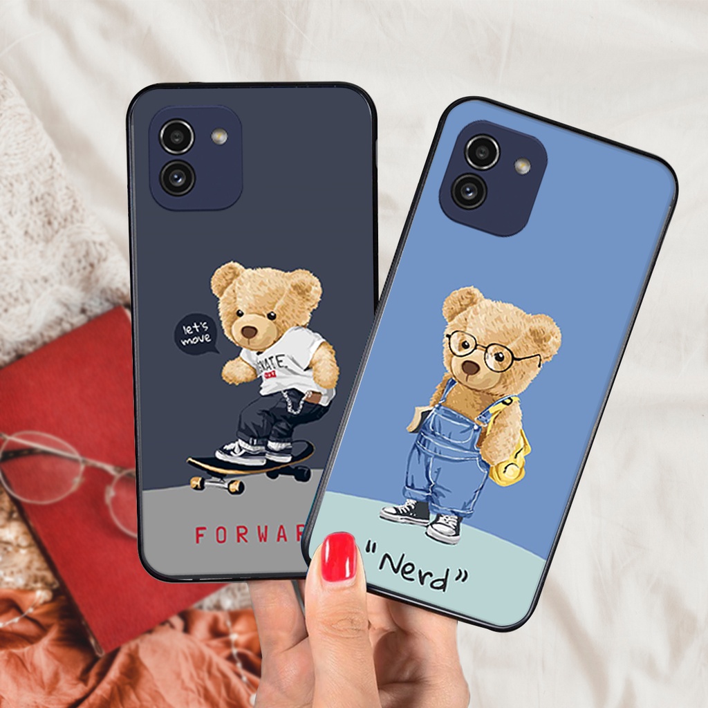 Ốp lưng Samsung A03- Samsung A03 Core -Samsung A03S nhiều mẫu BEARBRICK gấu cực đẹp siêu cute