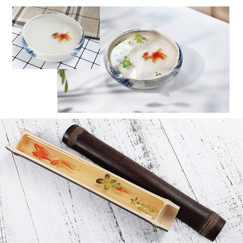 Miếng dán hình cá vàng 3D dùng làm trang sức