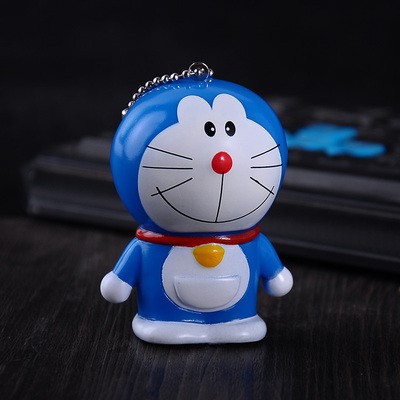 Móc Khóa Anime Doraemon ❤️FREESHIP❤️ Cute Dễ Thương Treo Balo Kèm Chuông tặng Dây Da