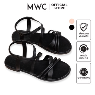 Giày MWC 2773 - Giày Sandal Đế Bệt Quai Mảnh Phối Phong Cách Chiến Binh