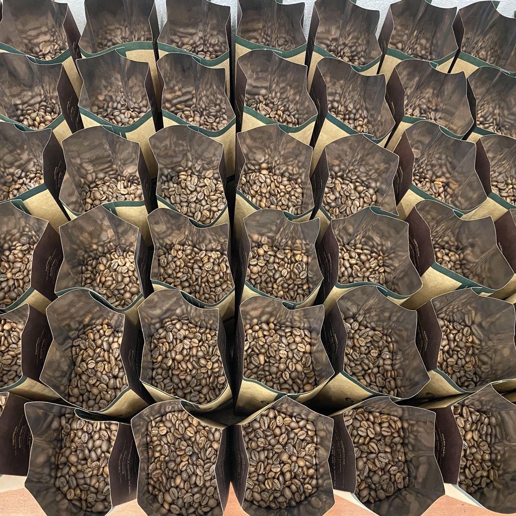 Cà phê hạt mộc pha máy, cafe Robusta :Arabica, nguyên chất - rang mộc gói 500gr, cà phê đậm vừa-thơm-hậu ngọt | BigBuy360 - bigbuy360.vn