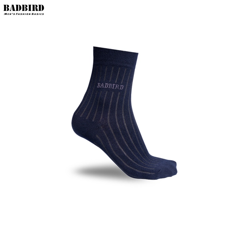 Tất Nam cổ trung sợi tre Cao Cấp BADBIRD, kháng khuẩn, ngăn mùi, cổ trung freesize, Thương hiệu Việt