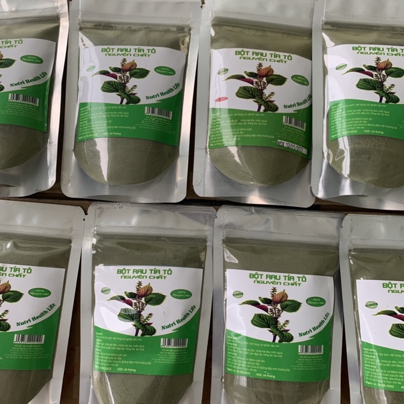 Bột tía tô sấy lạnh 100gr cam kết nguyên chất