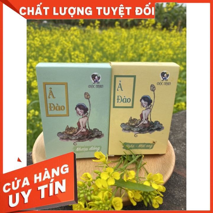 Xà Bông Nghệ - Mướp Đắng handmade Mộc Nhan - 100% nguyên liệu từ thiên nhiên an toàn cho cơ thể