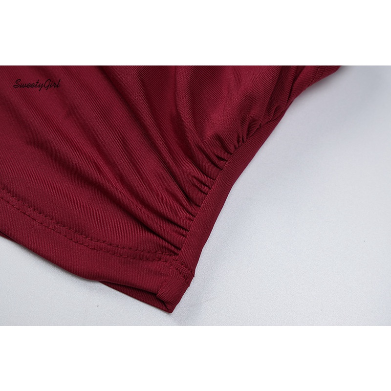 Áo Tank Top Hai Dây Cổ Chữ V Màu Sắc Ngọt Ngào Quyến Rũ Cho Nữ