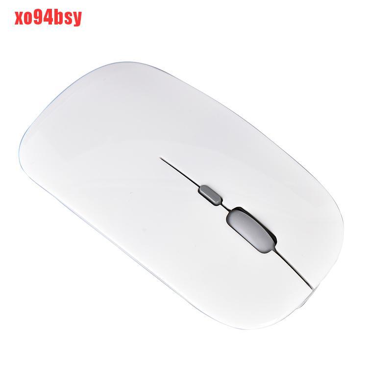 [xo94bsy]New 2.4GHz Rechargeable Wireless Mouse Silent Button Ultra Thin USB Optical Mice