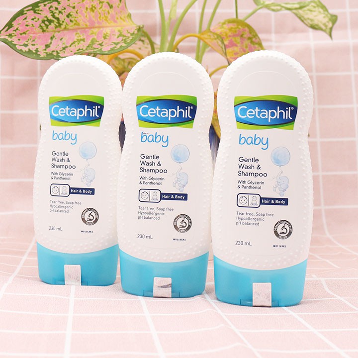 Sữa tắm gội toàn thân cho bé Cetaphil Baby 230ml