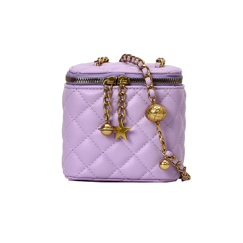 Túi Đeo Chéo Dáng Vuông Nhỏ Phối Dây Đeo Sợi Xích Thời Trang Dễ Phối Đồ