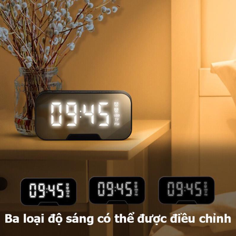 Loa Bluetooth blutooth mini G10 có đồng hồ báo thức, FM hát được karaoke giá rẻ tốt như jbl, sony chính hãng