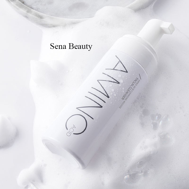 Chai sữa rửa mặt siêu tạo bọt dạng vòi xịt AMINO Acid của Cycy 150ML Sena Beauty