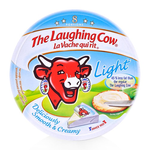 Hộp phô mai Con Bò Cười 8 miếng Light 120g