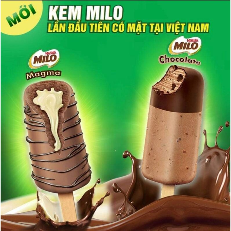 Kem Milo Chocolate & Magna lõi sữa thần thánh