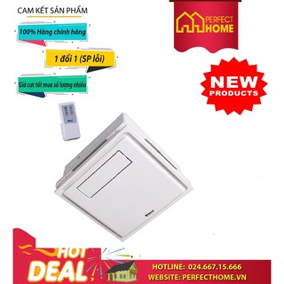 BÃO SALE {Hàng chính hãng} Quạt mát âm trần dùng Hans H10-S H10S công tắc, H10-R H10R có điều khiển. Công suất 39W