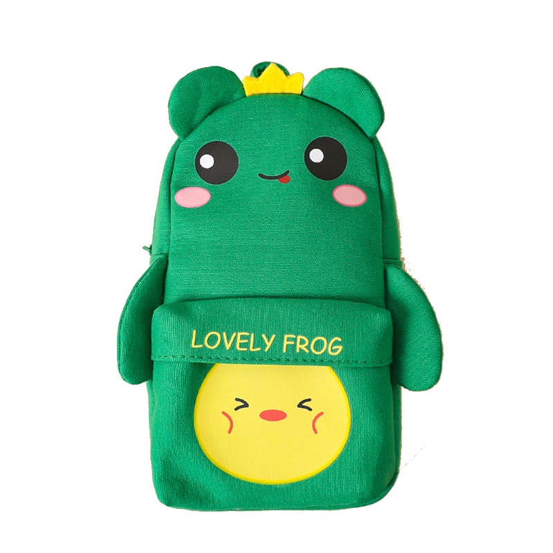 Túi Đựng Mỹ Phẩm / Đồ Vệ Sinh Cá Nhân Bằng Vải Canvas Có Khóa Kéo Mới Lạ Dành Cho Học Sinh / Trẻ Em