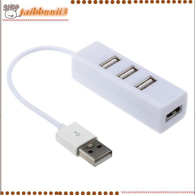 Sản phẩm mới bán chạy nhất Computer Hub Mini Usb 2.0 Hi-speed 4-port Splitter Hub Adapter Connector For Pc Computer