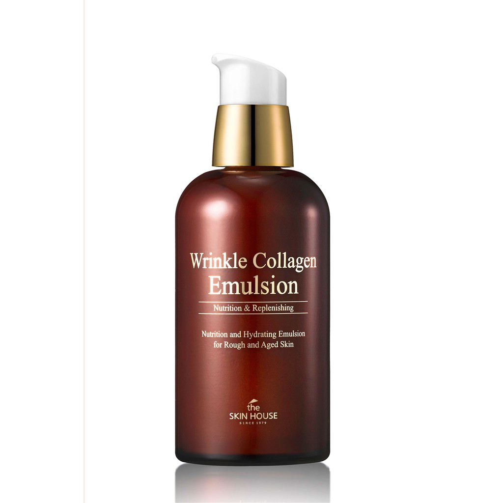 Sữa dưỡng chuyên sâu bổ sung collagen giúp giảm nhăn và săn chắc da THE SKIN HOUSE WRINKLE COLLAGEN EMULSION