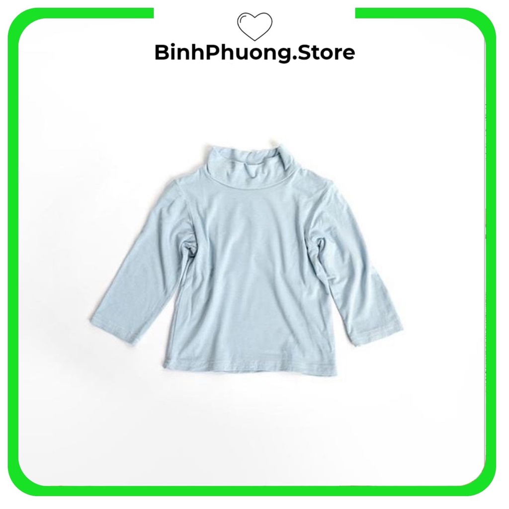 Áo Giữ Nhiệt Cho Bé, Áo Bún Thu Đông Cho Bé Trai Gái Cổ 3 CM Peekaboo 1 2 3 4 5 tuổi Binhphuong.Store