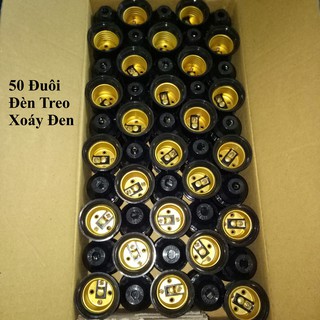 [COMBO] 50 Đuôi Đèn Treo Xoáy Đen E27 Eliton