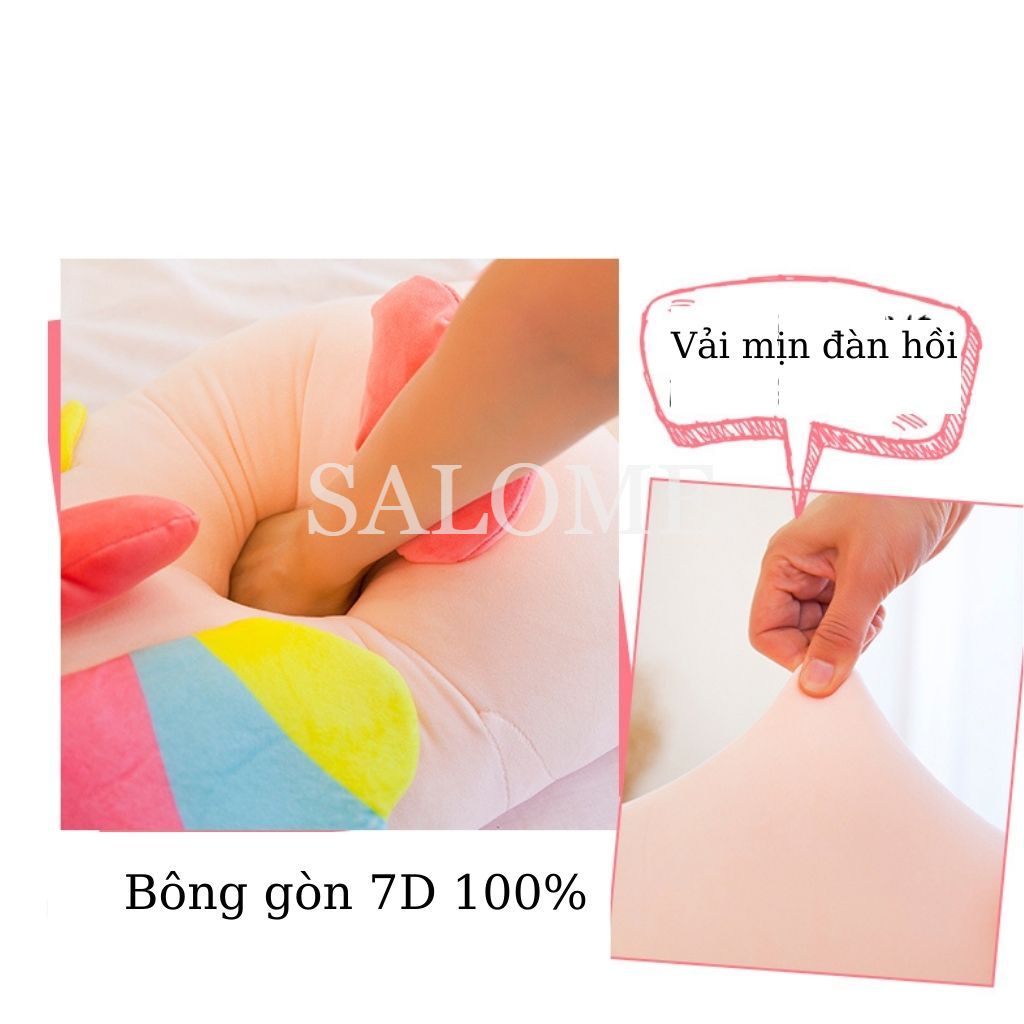 Gấu Bông Kỳ Lân Unicorn Size 1m2 tphcm, Kỳ Lân Nhồi Bông, Ngựa Pony 1 Sừng Cute Chất Liệu Vải Mịn Cao Cấp Salome