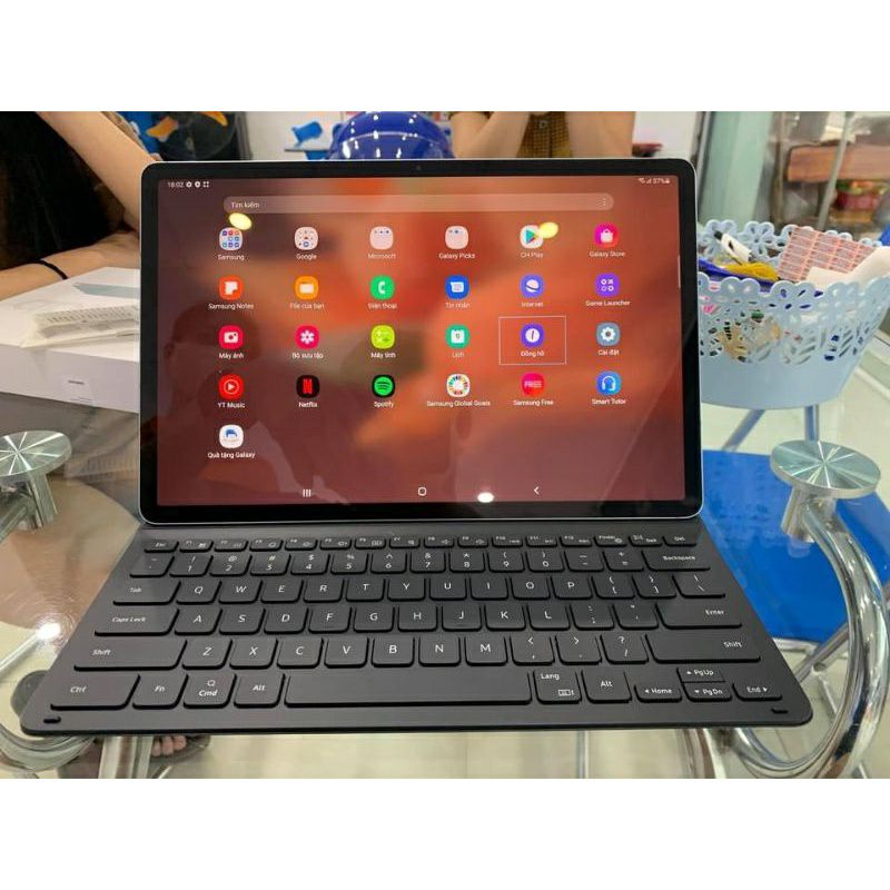 Bao Da Kèm Bàn Phím Book Cover Keyboard Slim Tab S8+ / Tab S7+ / Tab S7 FE/ Tab S8 Ultra/ Tab S6. Chính Hãng Nguyên Seal